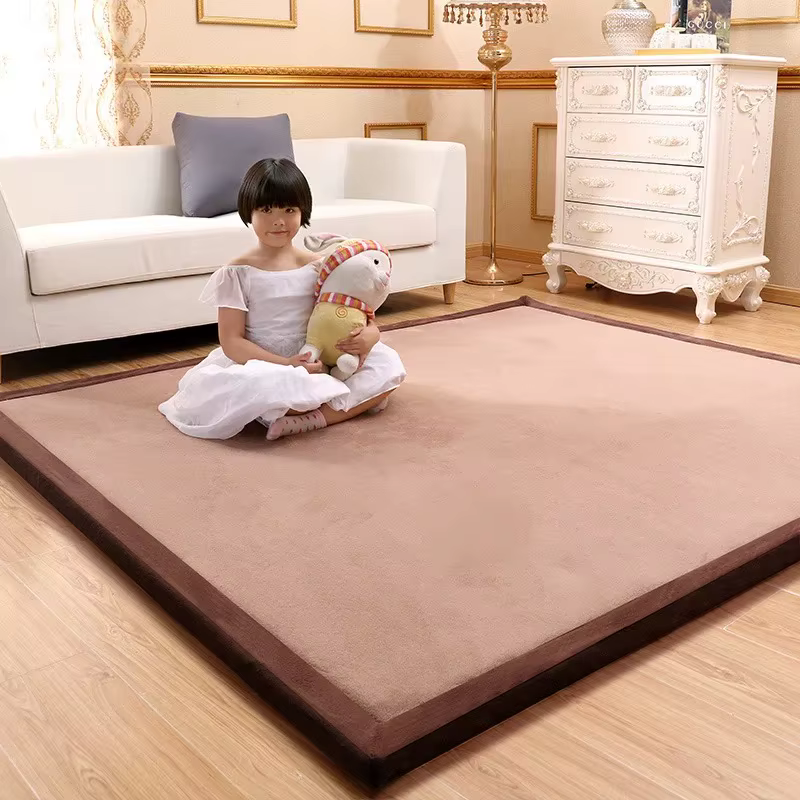 Tapis hypothécaire ami en Polaire Épais pour Chambre à Coucher, Grand Matelas de Maison, Salon