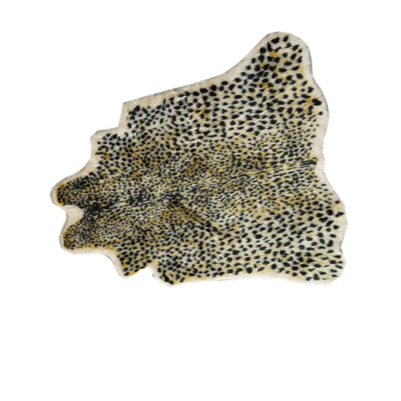 Tapis en similicuir imprimé cerf Lea, coordonnants, polymères coordonnants