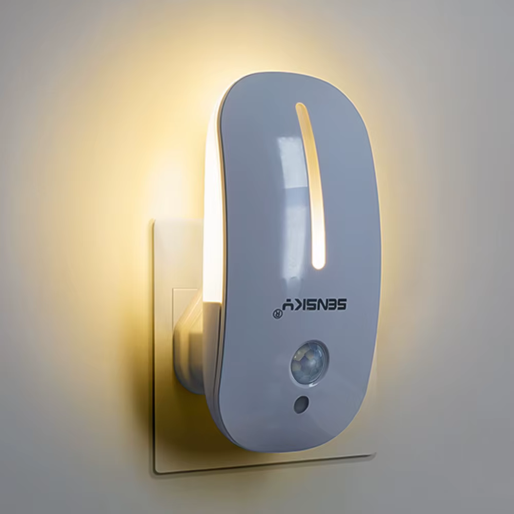 SENSKY capteur de mouvement LED veilleuse prise américaine prise ue prise britannique pour couloir v