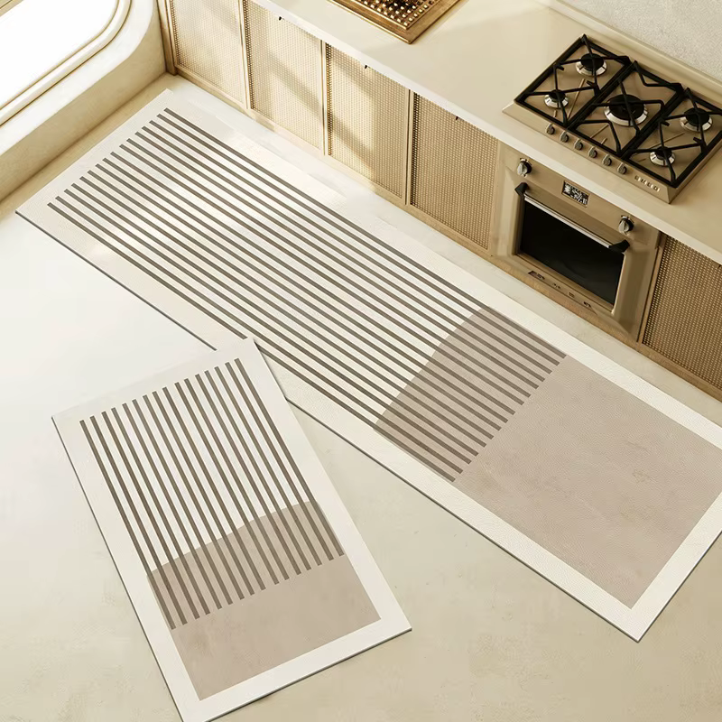 Tapis de sol antidérapant épais, général, de cuisine, à motifs classiques, décoratif multifonctionne