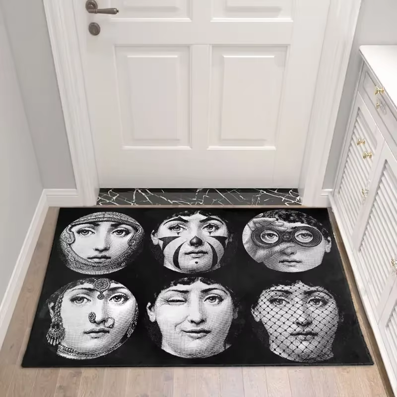 Lina-Tapis de chevet en polymère pour salon, tatami de cuisine, accès au couloir, maison nordique, i