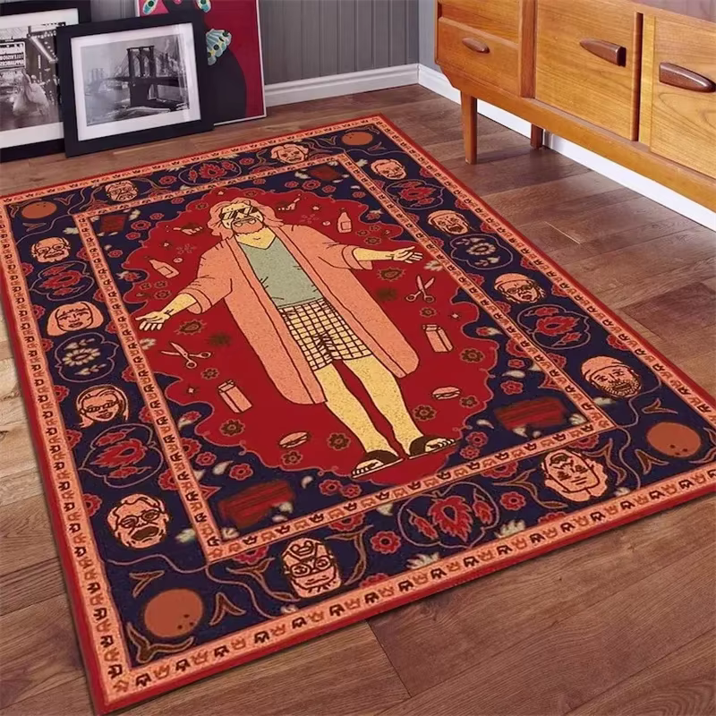 Lebowski tapis mec tapis célèbre tapis du milieu du siècle tapis populaire tapis Salon décoration ta
