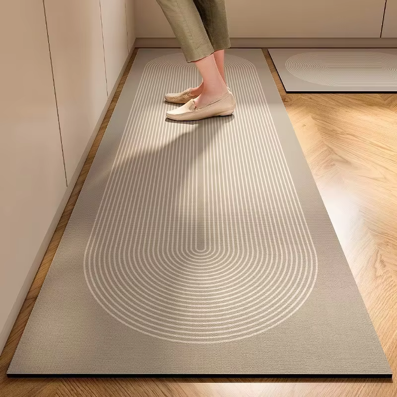 VIKAMA – tapis de cuisine en diatomite, Style moderne et Simple, facile à entretenir à la maison, tr