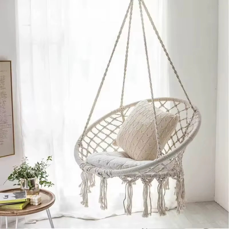 Hamac de luxe nordique pour décoration de maison, grand, moderne, créatif, confortable, en ULde coto