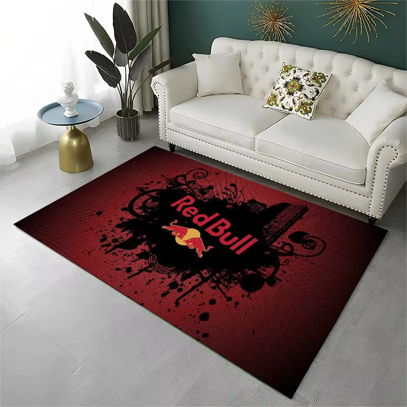 Tapis antidérapant Racing Car R-Red B-Bull pour salon, chambre à coucher, salle de jeux, tapis de so