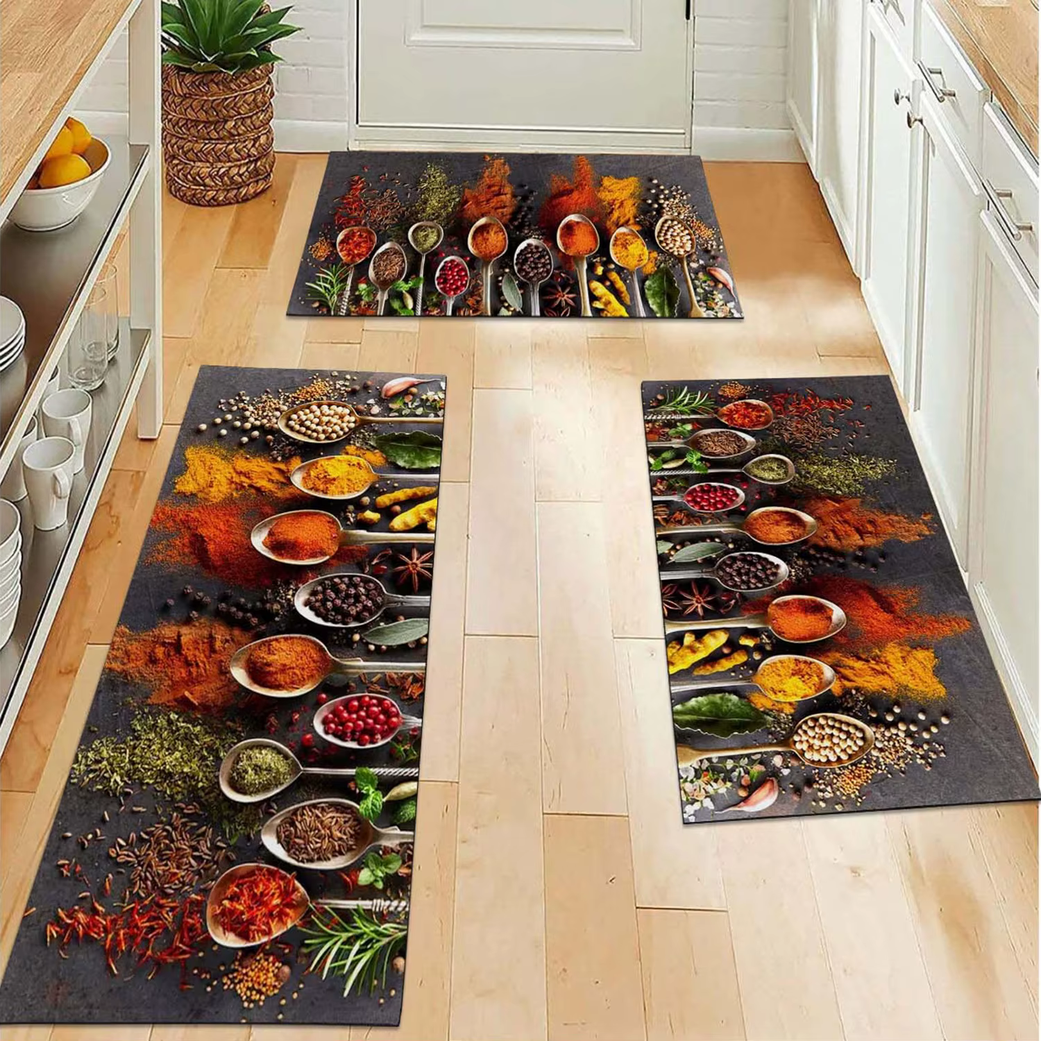 Tapis de cuisine moderne, paillasson d'entrée de maison, couloir, chambre à coucher, salon, décorati