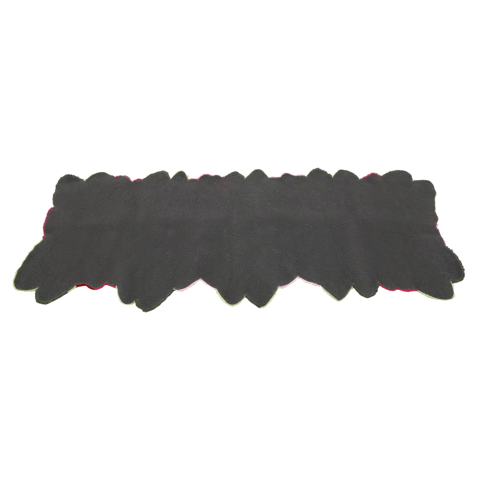 Tapis en peluche lavable de style moderne, 4 couleurs, fleur lea polymères, anti-ald, polymère de so