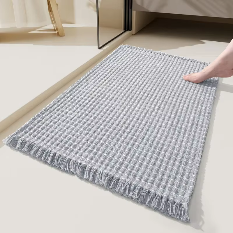Tapis de sol de salle de bain, absorbant, pour porte de salle de bain, toilettes domestiques, antidé