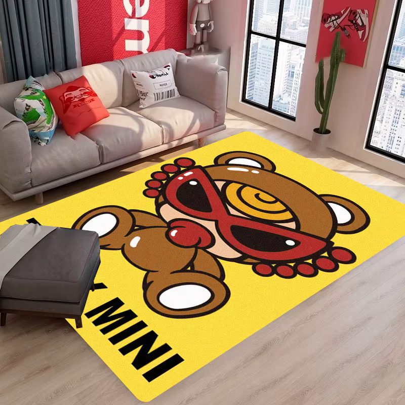 Mini tapis h-hystérique à la mode japonaise, pour salle de bain, chambre d'enfant, décoration de cha