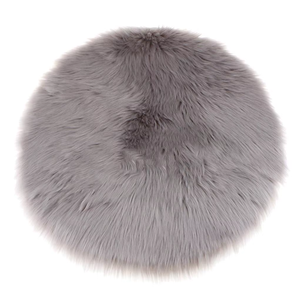 Fityle Fashion-Tapis en peau de mouton douce pour la décoration intérieure, petit tapis, fausse four