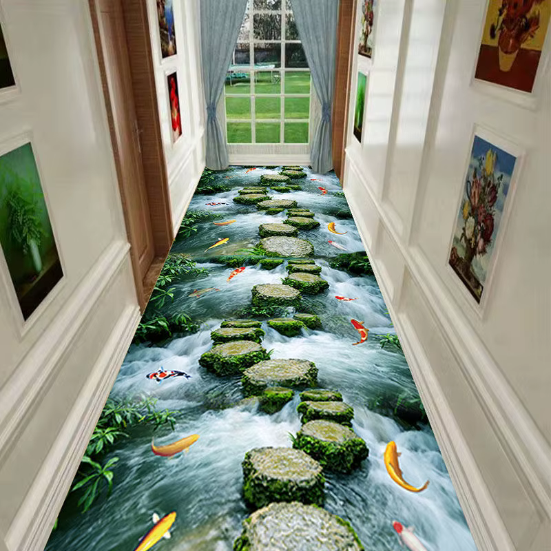 Tapis hypothécaire ami Lea 3D pour salon, aventure amusante, tapis de sol pour chambre d'enfant, lon