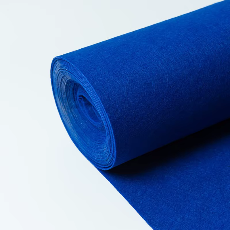 Tapis de couloir de luxe bleu royal, non tissé, extérieur, décoration de tapis, cérémonie de mariage