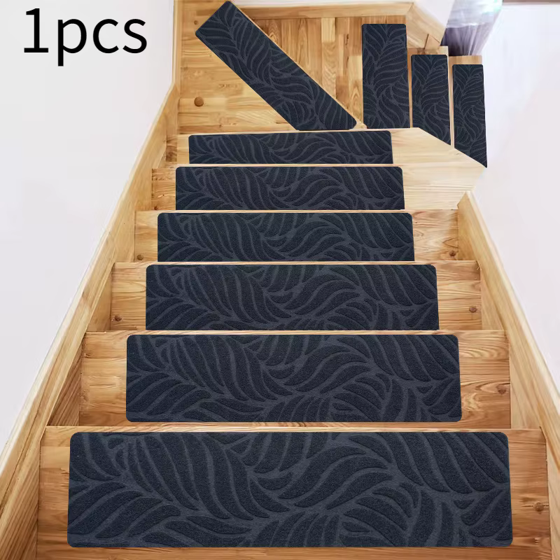 Contre les virus d'escalier, 1 pièce, auto-adhésif, sans colle, TPR, non ald, brossé, en relief, à u