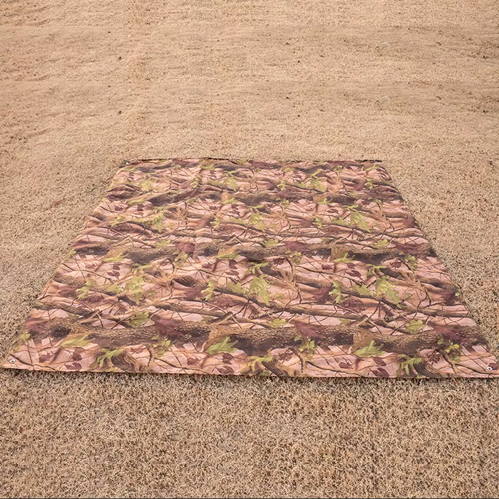 Tapis de camping antidérapant épais et robuste, tapis de sol portable Oxford de haute qualité, pour