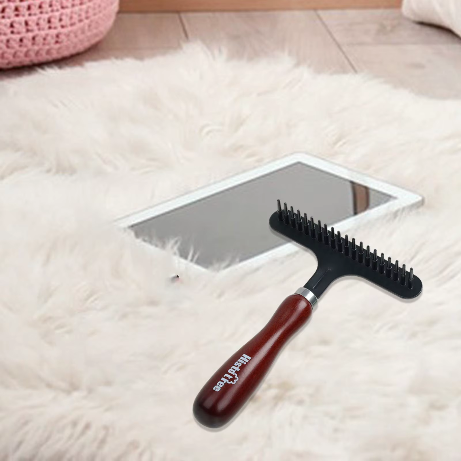 Râteau de toilettage pour tapis, nettoyeur de cheveux, outils de livres, professionnel, récupération
