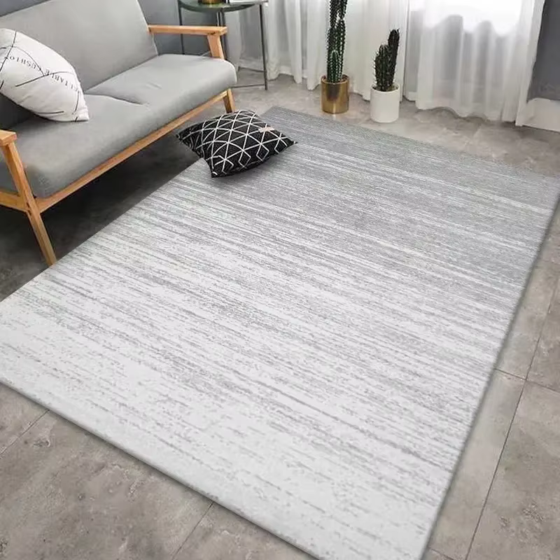 Ins – tapis doux d'art abstrait pour salon, tapis épais lavable pour la décoration de la chambre à c