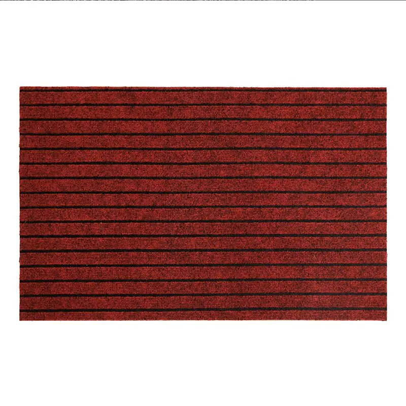 Polymères de sol carrés minimalistes modernes, support en caoutchouc antidérapant, durable, degré de
