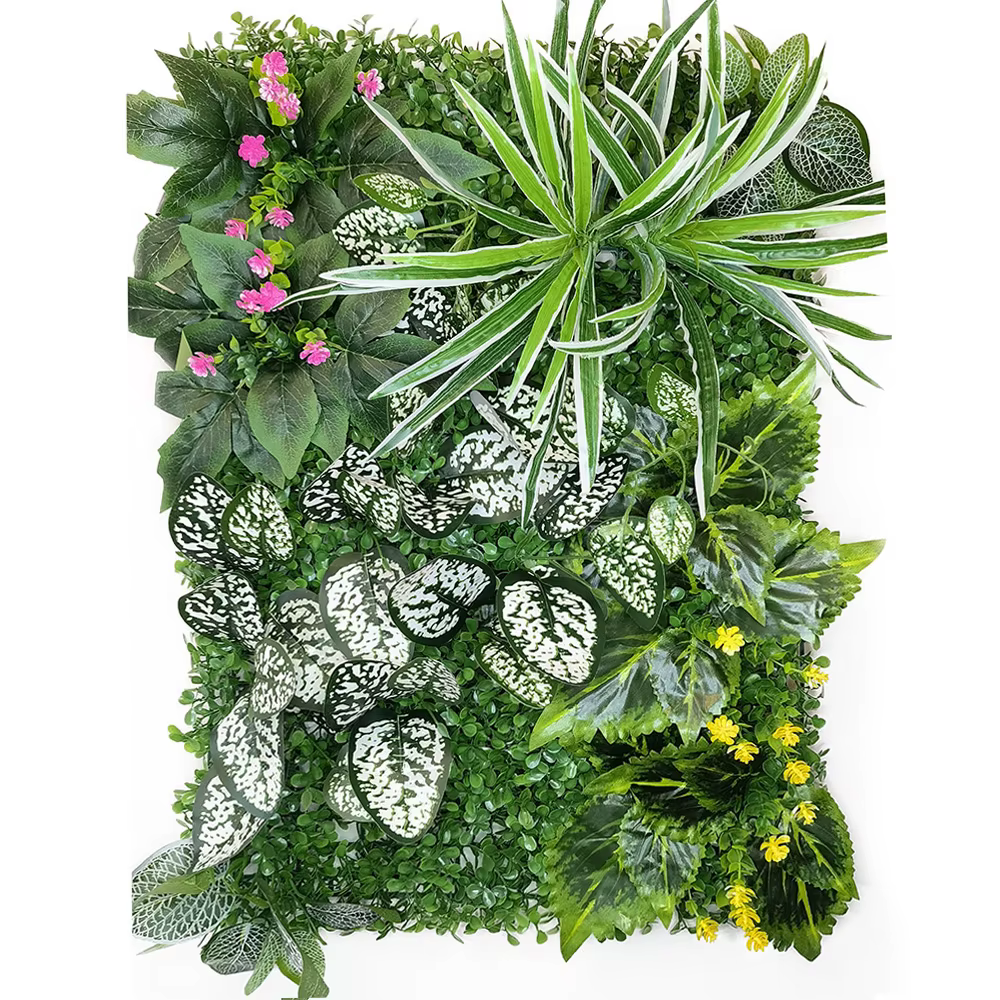 Le panneau mural d'herbe de plante artificielle convient à la décoration de jardin et de Jungle, pan