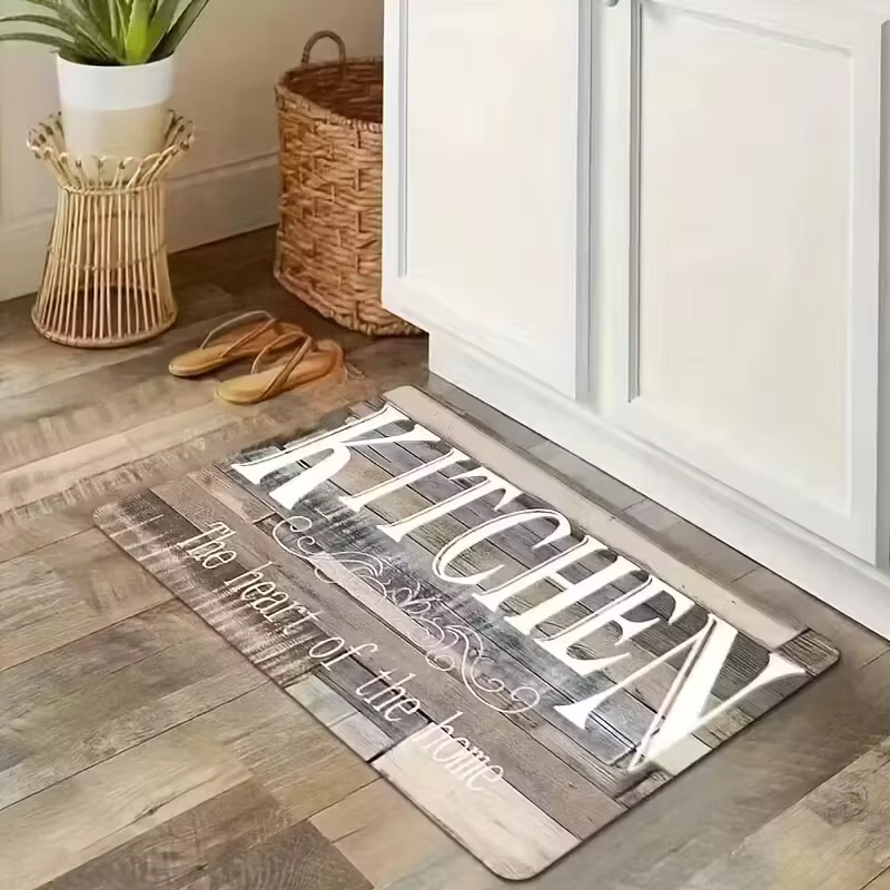 Tapis de sol de cuisine, paillasson pour salon, chambre à coucher, porte, balcon, flotteur décoratif
