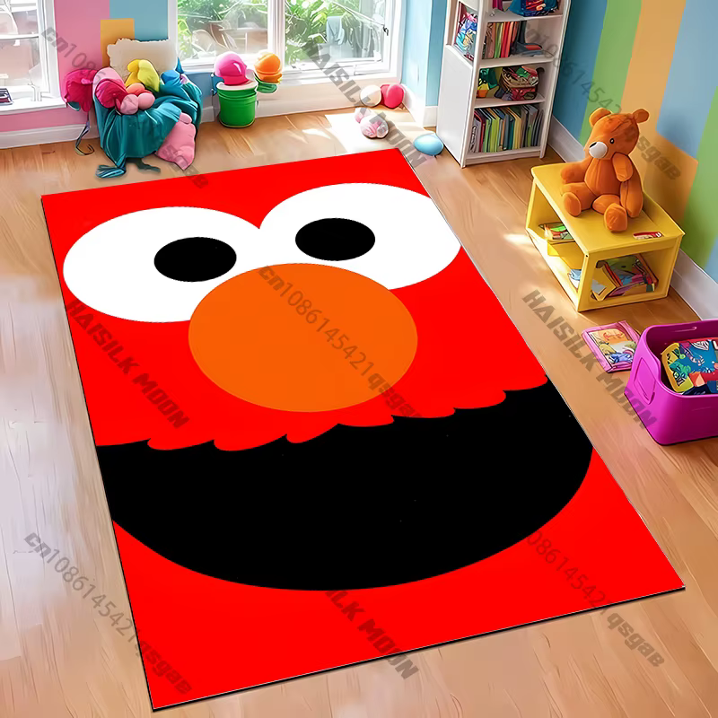 Tapis sur le thème s-sésame s-street, 15 tailles, pour salon, chambre à coucher, décoration de porte
