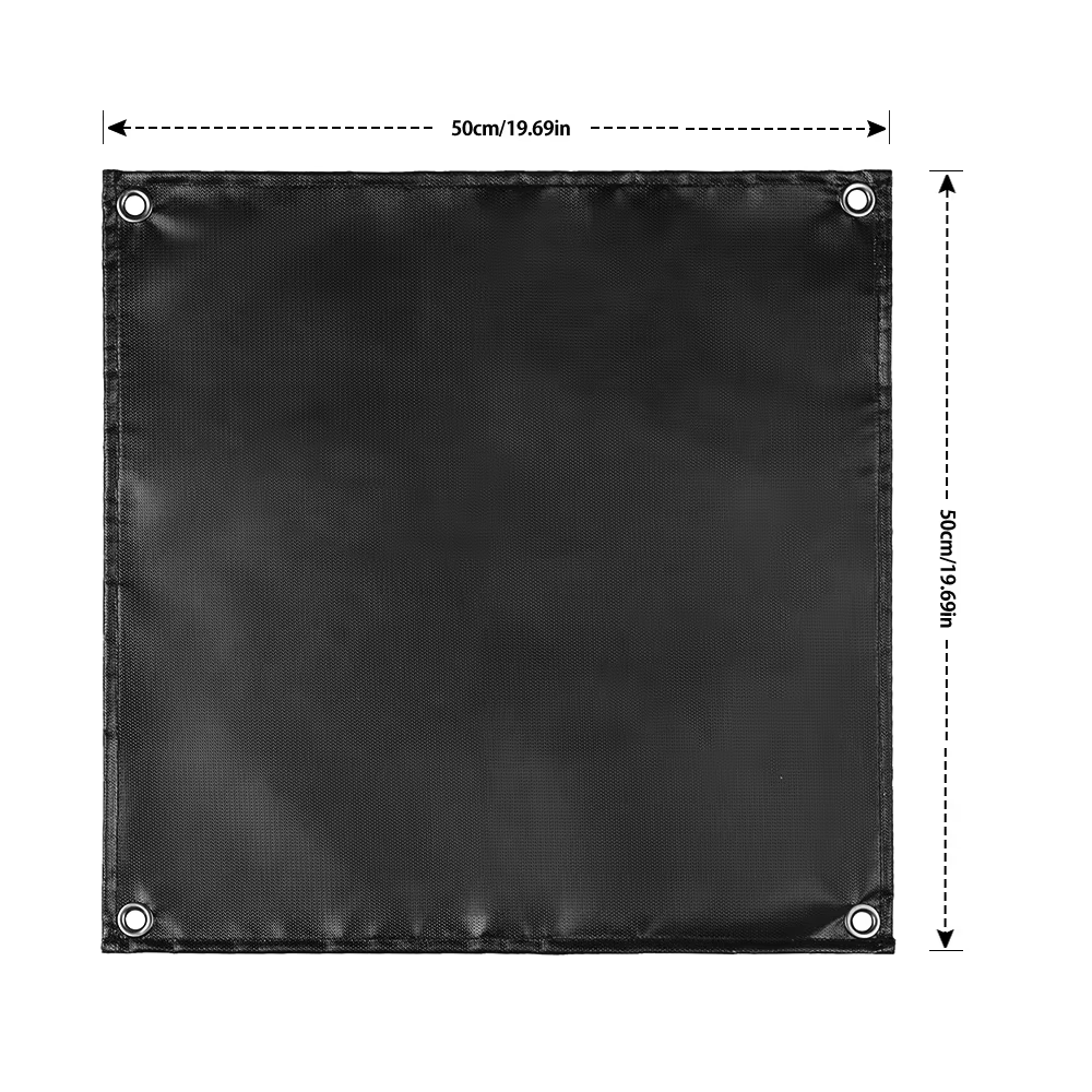 Tapis de camping ignifuge Soomloom – Tapis de cuisson double face en silicone, feuille ignifuge avec