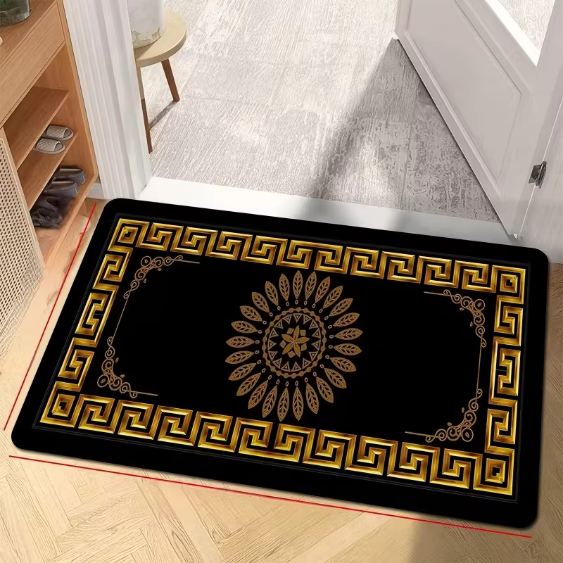 Tapis de cuisine géométriques modernes, antidérapants, pour la maison, la salle à manger, le buander