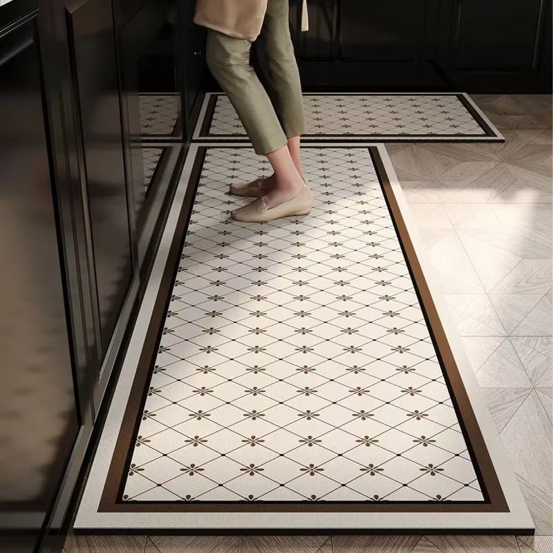 VIKAMA – tapis de sol de cuisine en Diatomite, antidérapant, résistant à l'huile, absorbant l'eau, r