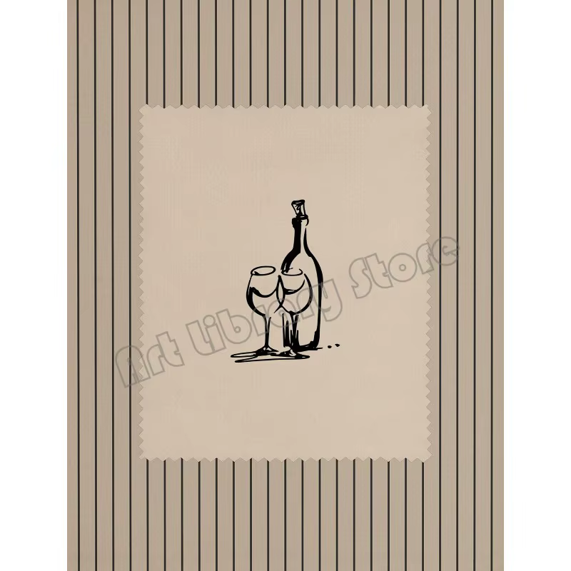 Affiche Murale Vintage Méditerranéenne : Illustration Cuisine Ail, Sardine, Olive, Citron – Tableau 