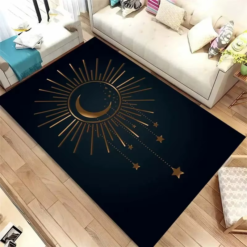 Tapis de sol motif tarot, décoration de porte, maison, salon