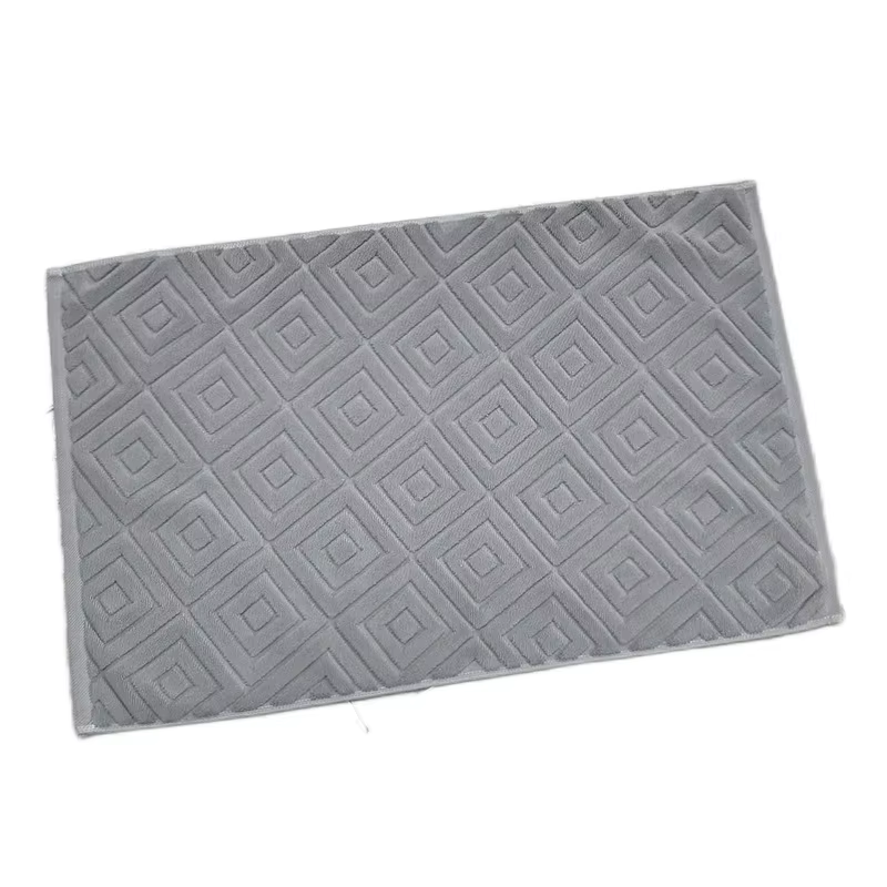 Inyahome-Tapis de serviette en coton blanc pour hôtel de luxe, ultra doux et super absorbant, lavabl