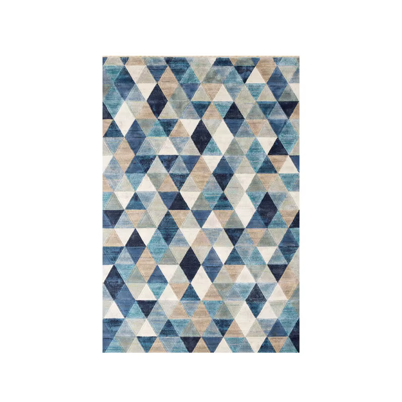 Tapis de décoration pour salon de grande surface, tapis épais et moelleux pour chambre à coucher, ta