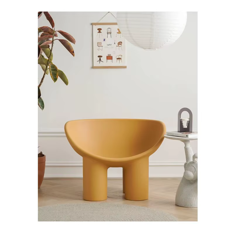 Roly Poly salon loisirs plastique PE canapé éléphant jambe nordique fauteuil canapé intérieur extéri