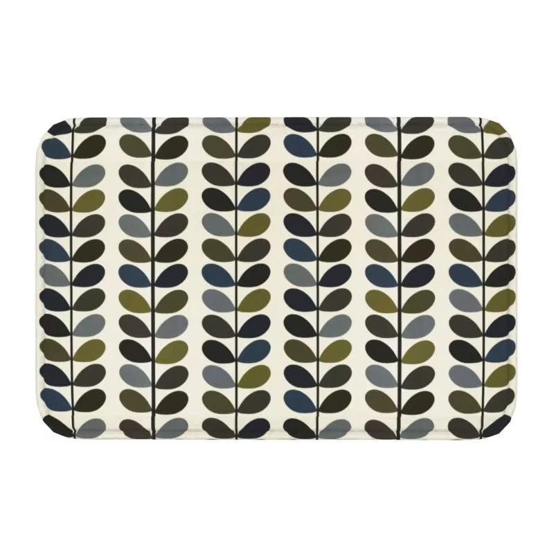 Orla Kiely-Tapis de porte d'entrée moderne du milieu du siècle, Polymères coordonnants, Extérieur, v