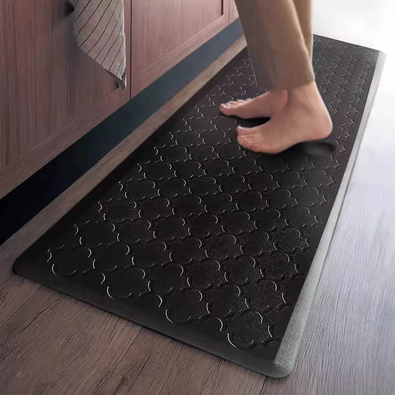Nouveau tapis anti-fatigue pour la cuisine, tapis de cuisine avec imperméabilisation en PVC, tapis a