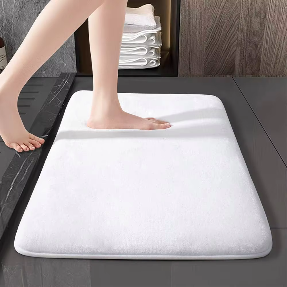 Contre les virus super absorbants pour sol de salle de bain et porte, anti-Campan, velours