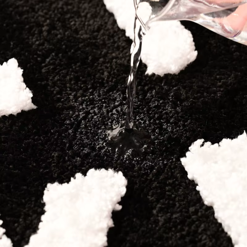 Get Naked Runner – tapis de salle de bain noir et blanc, mignon, Long Get Naked, décor de salle de b