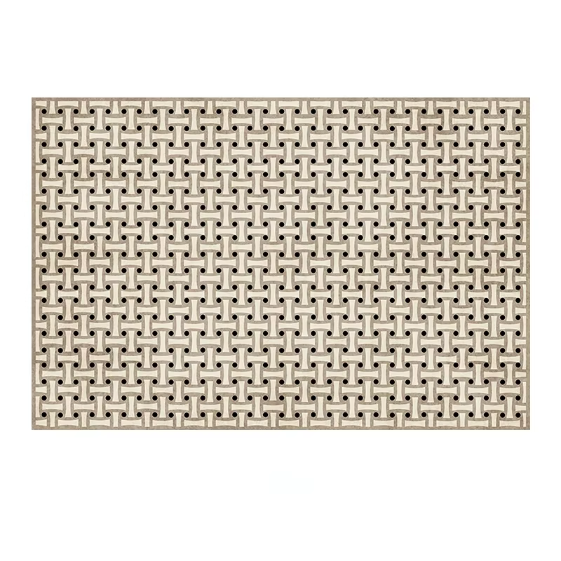 Tapis rétro français pour chambre à coucher, damier, salon, décoration, tapis, Ins, vent, plaid, che