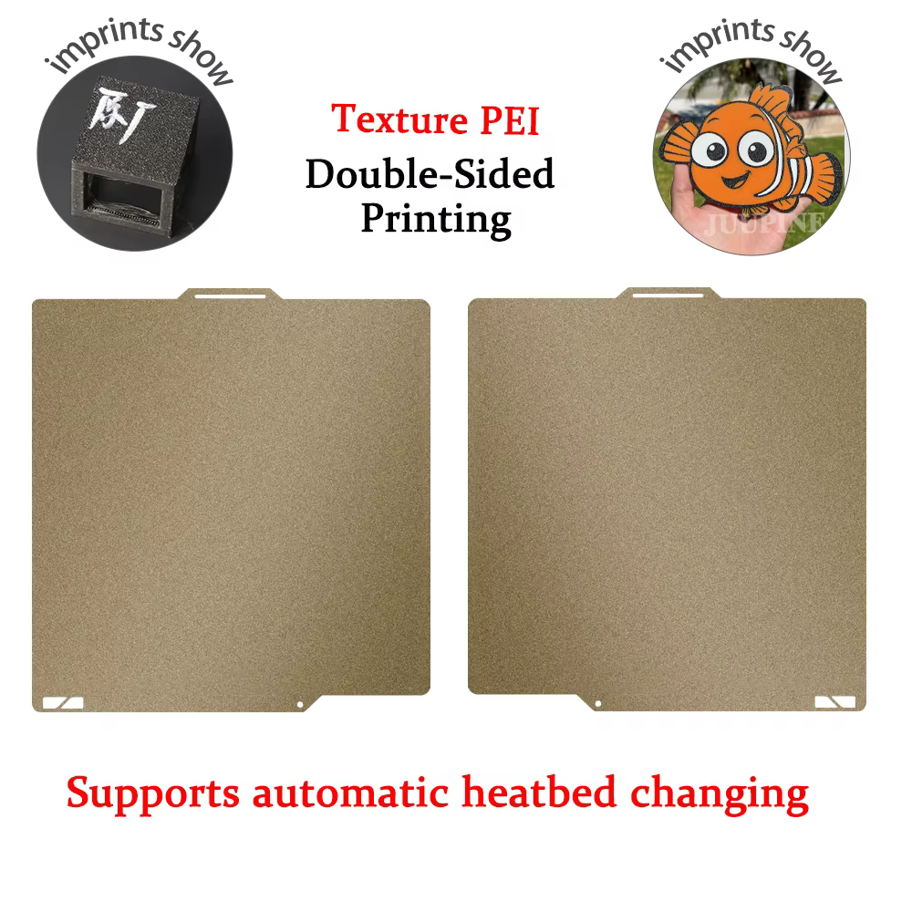 Plaque de construction double face en acier à ressort 257x257mm pour Bambu Lab A1 P1P P1S P2S X1 X1C
