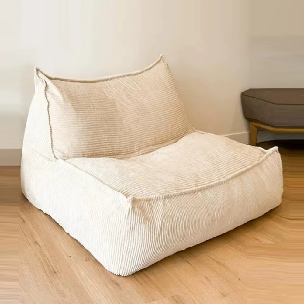 Housse de pouf en velours côtelé OTAUTAU, modèle SF514 (sans rembourrage inclus ! Votre rembourrage 