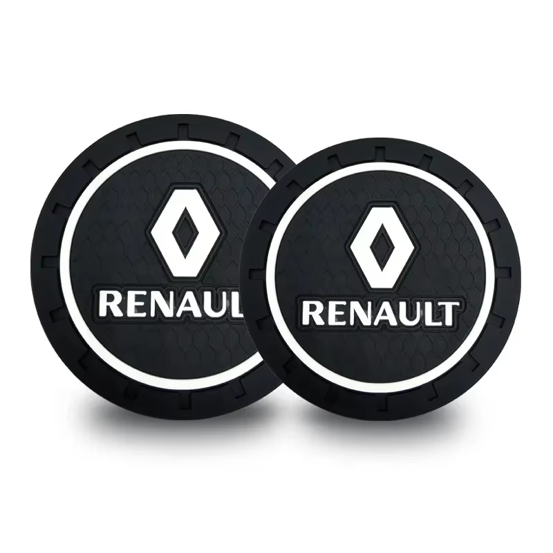 Tapis antidérapant en caoutchouc et Silicone pour voiture, sous-verre en époxy, accessoires de voitu