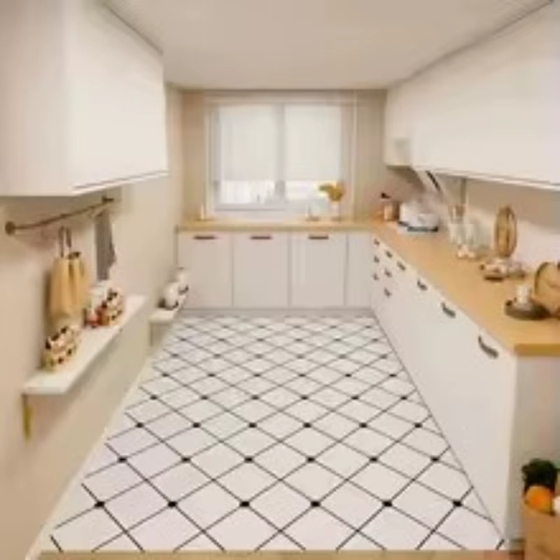 Tapis de sol de cuisine imperméables et résistants à l'huile, grand tapis de décoration pour la mais