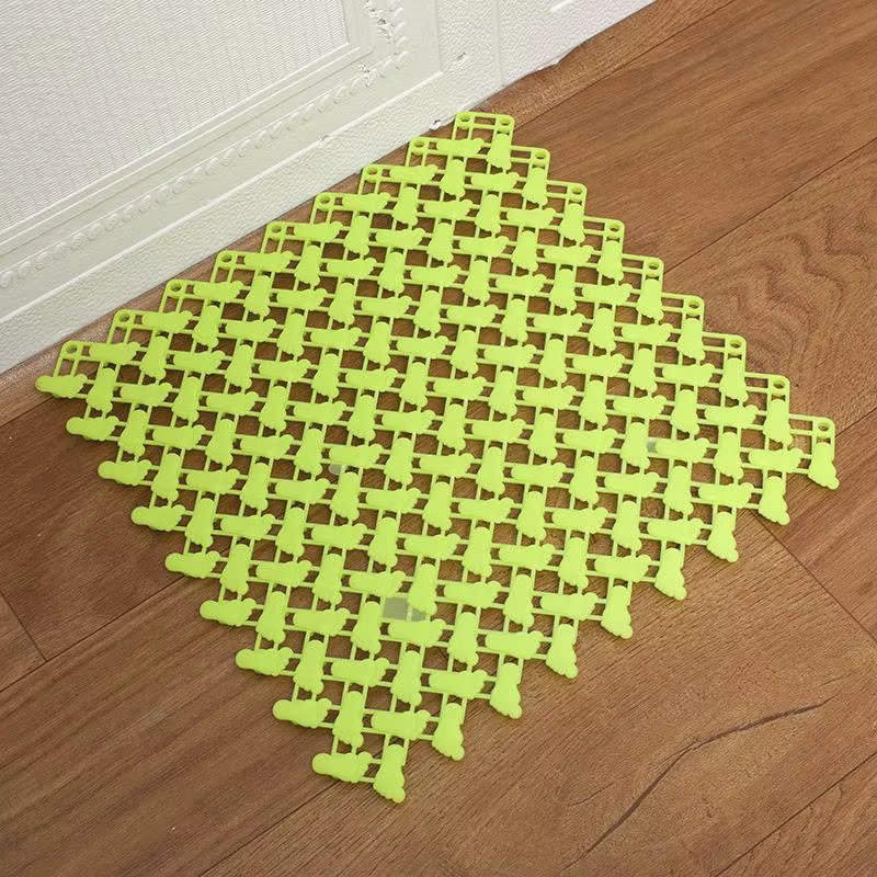 Tapis de douche antidérapant pour salle de bain, tapis de bain doux et imperméable, tapis de sol ant