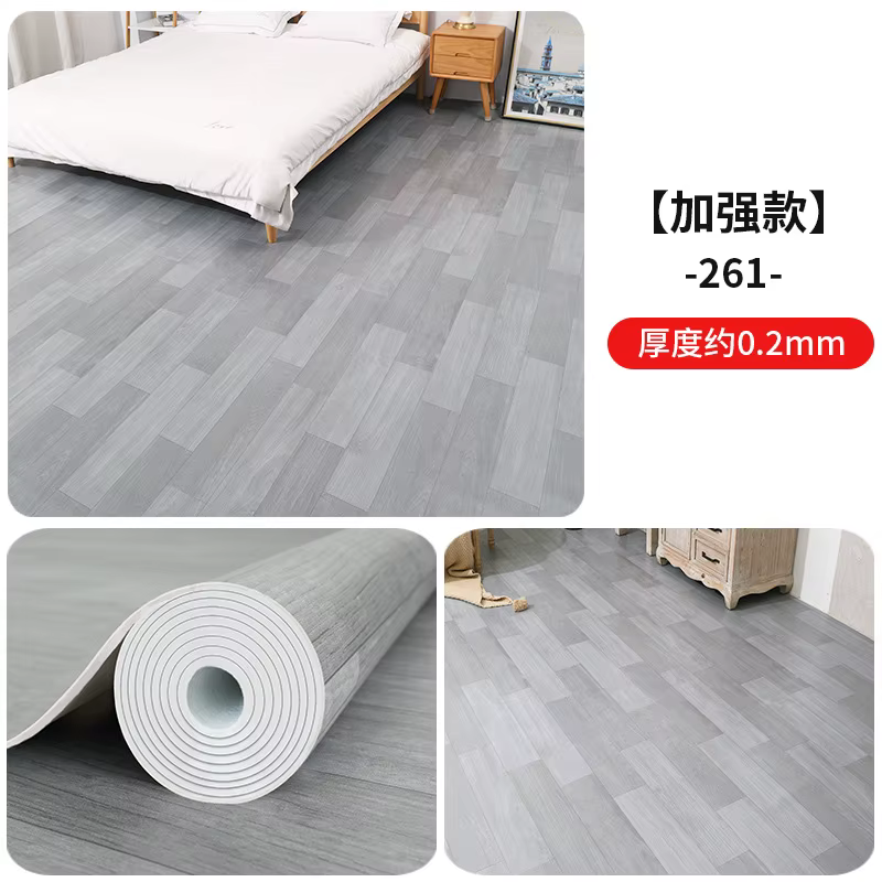 Tapis de sol en plastique PVC épais-tapis de grande surface pour chambre à coucher et salon, tapis e