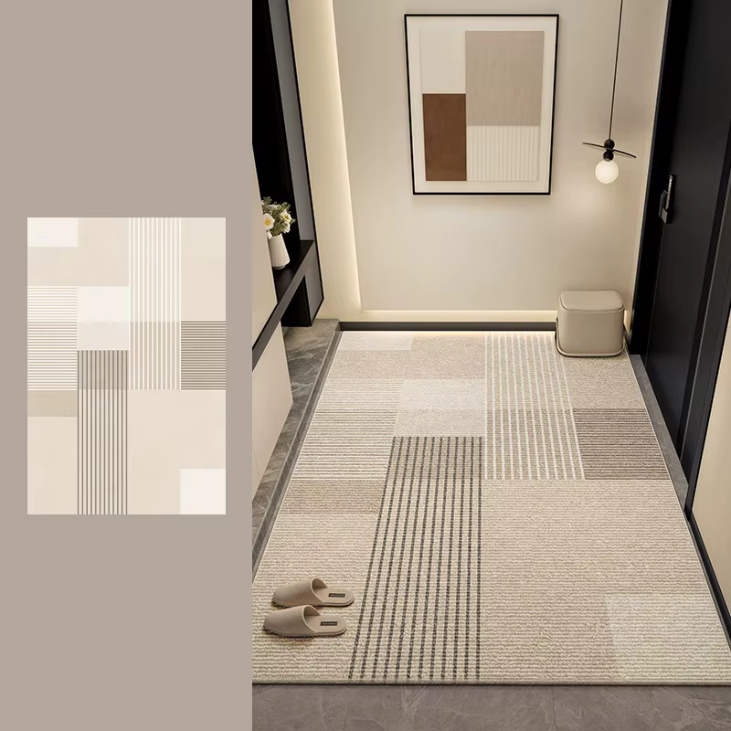 Tapis de porte d'entrée antidérapant, résistant à l'usure, à la poussière, à la saleté, grande taill