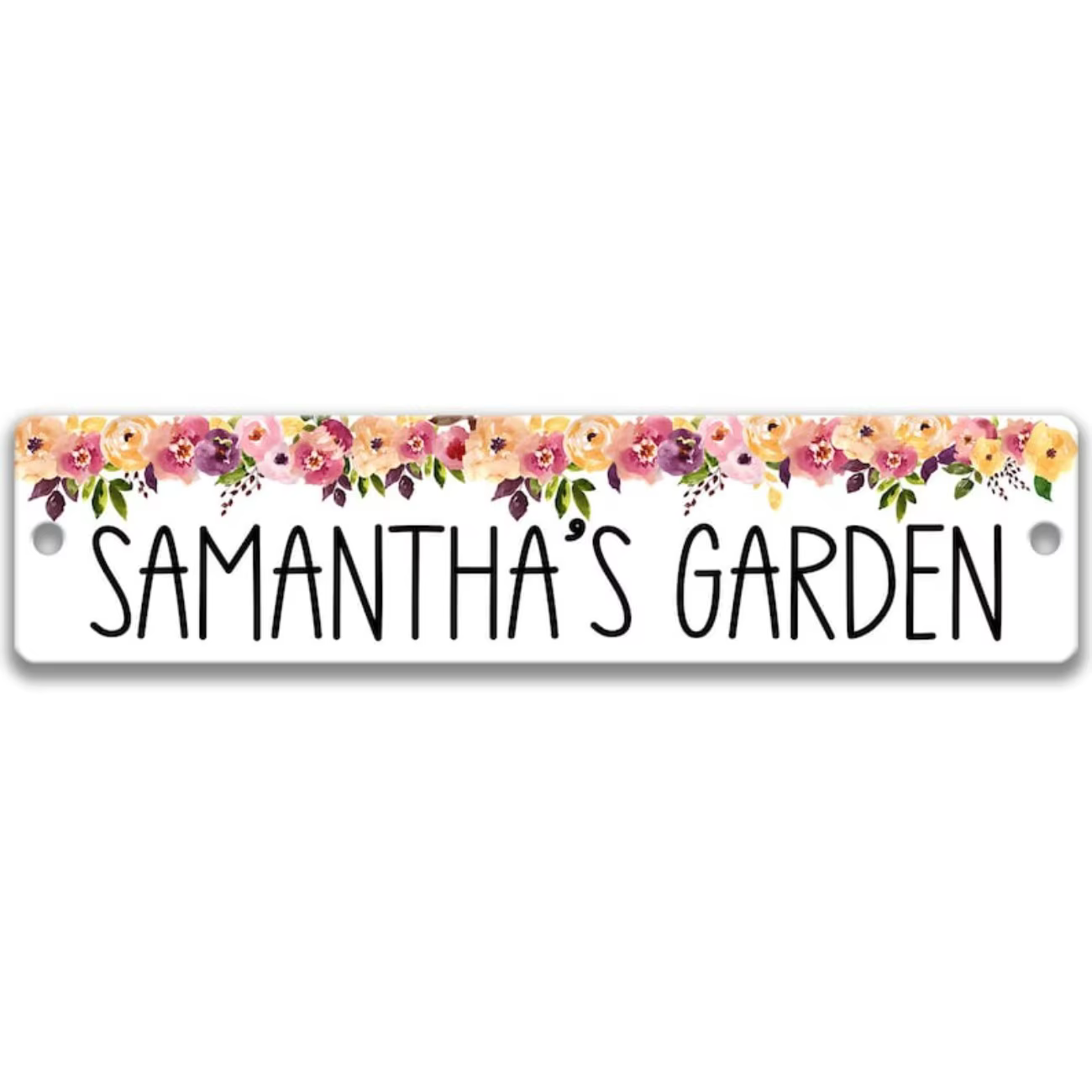 Panneau de jardin personnalisé personnalisé – Panneau de porte/plante personnalisé pour jardin, cade