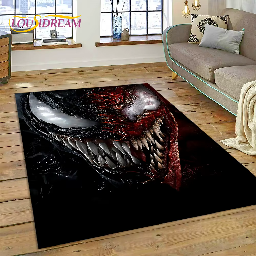 Tapis de dessin animé 3D S-Spider-Man, tapis de super-héros pour salon, chambre à coucher, décoratio
