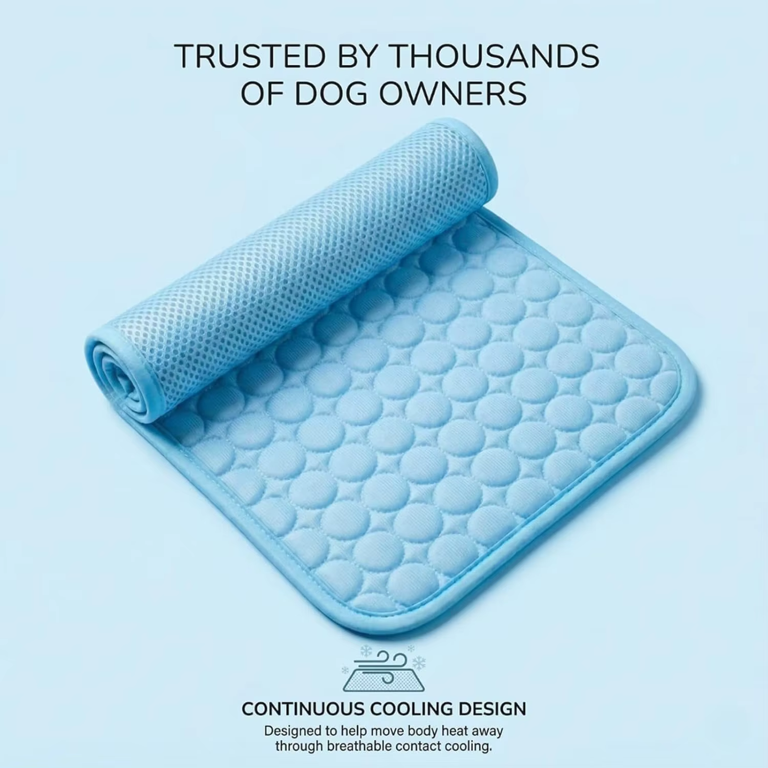 Tapis rafraîchissant pour chiens de petite et moyenne taille, lit rafraîchissant pour animaux de com