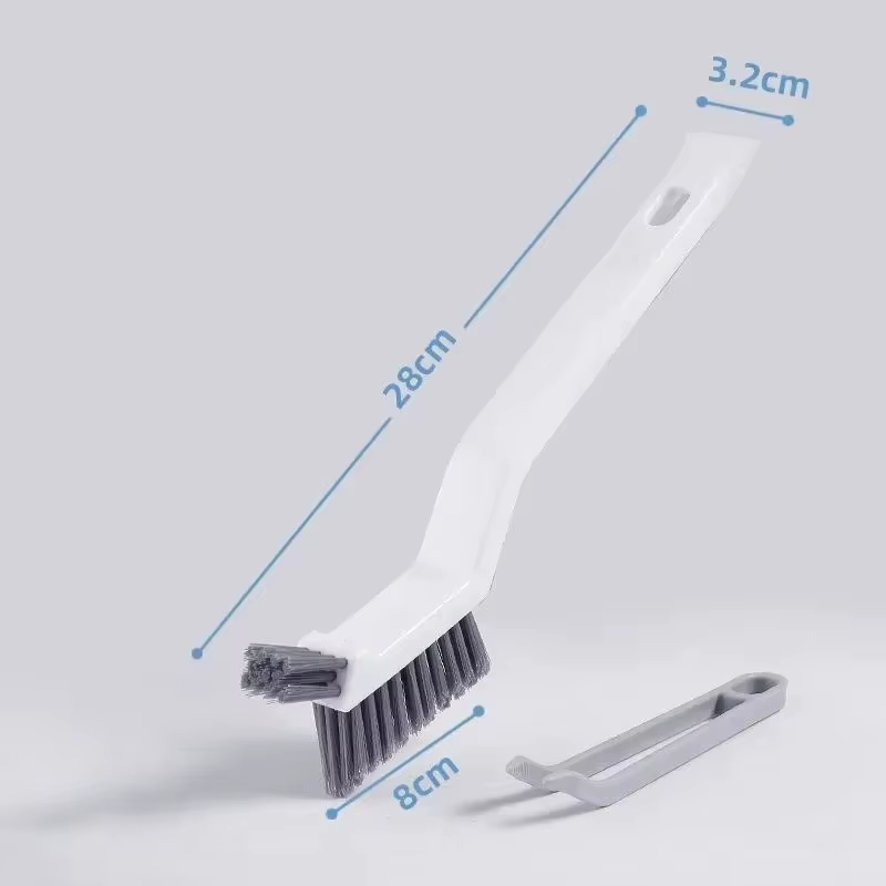 Brosse de nettoyage efficace pour coins et espaces – Brosse de nettoyage polyvalente 2 en 1 pour car