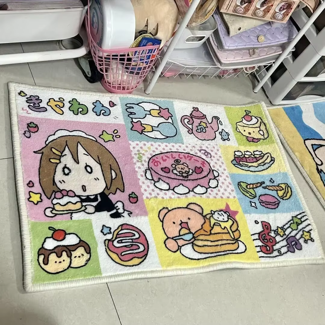 Tapis de style japonais pour la décoration de la maison, doux et absorbant, pour salon et chambre, t