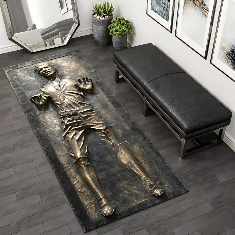 Tapis de couloir Sci-Fi pour les fans de films, décoration d'intérieur amusante, cadeau geek, art de